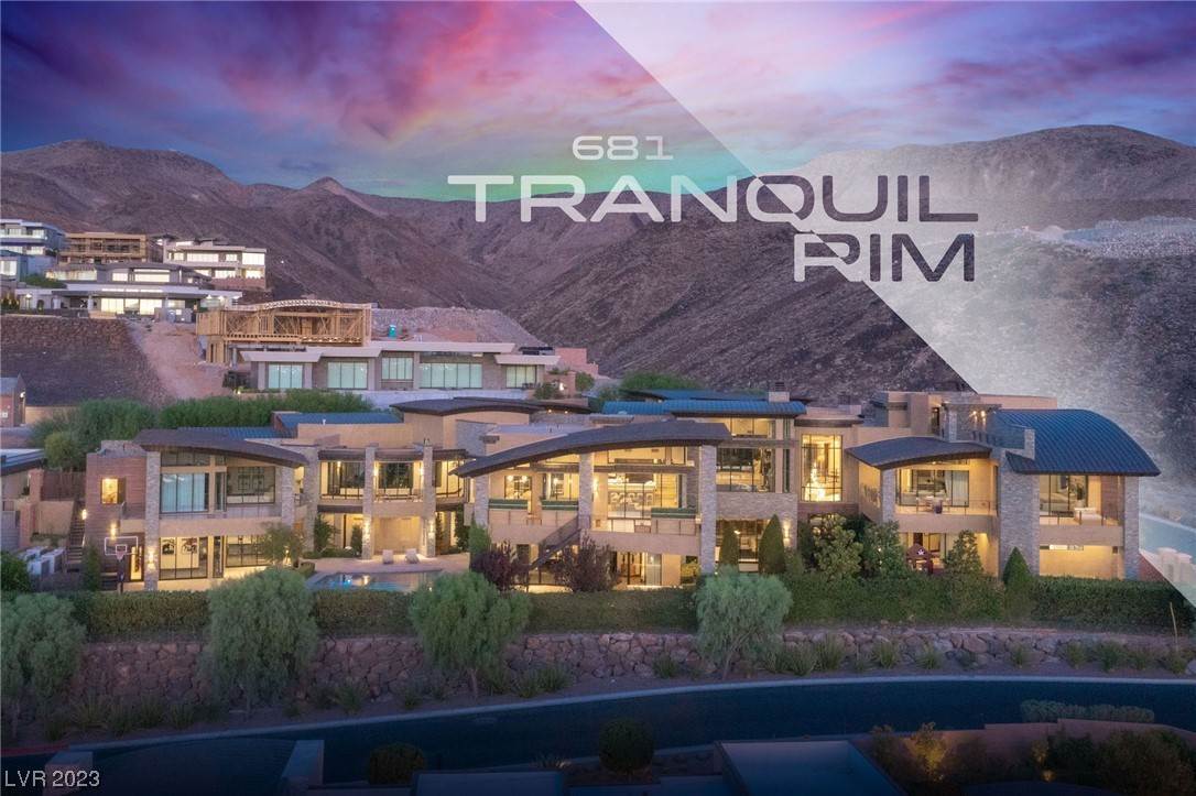 Single Family Homes for Sale at 681 Tranquil Rim Court Henderson, Nevada 89012 United States
