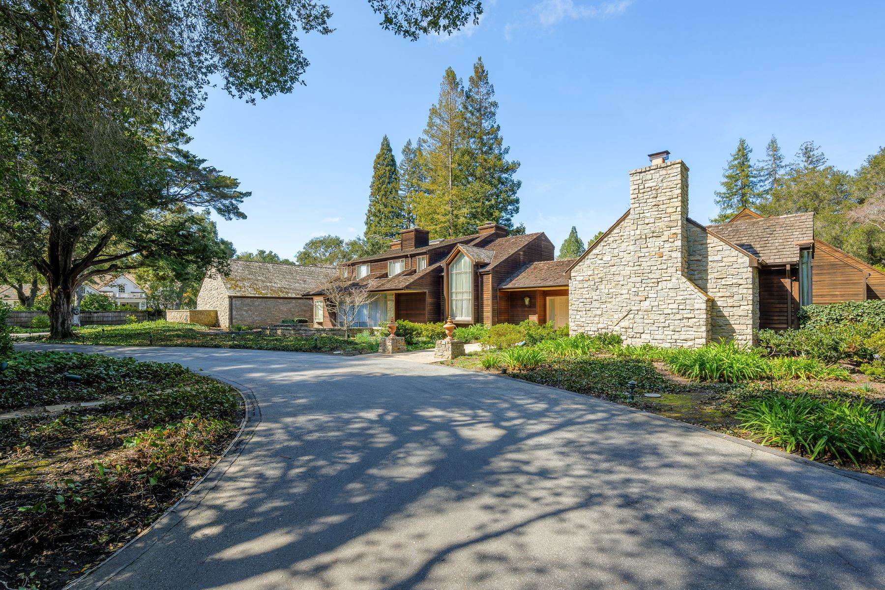 Single Family Homes for Sale at Peaceful Estate in Prime Atherton Location 80 Coghlan Lane Atherton, California 94027 United States